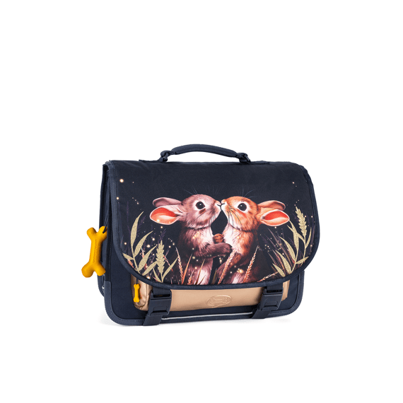 Stones And Bones Boekentas Lotus Twilight Bunnies Navy