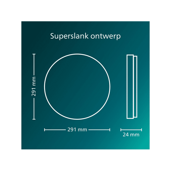Philips Valen Plafondlamp Afstandsbediening Rond Zwart 16w 22-27-40-65k Warm Glow
