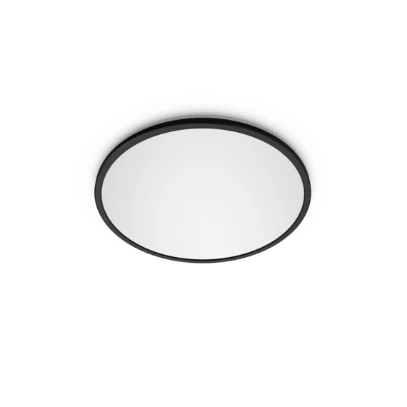 Philips Valen Plafondlamp Afstandsbediening Rond Zwart 16w 22-27-40-65k Warm Glow