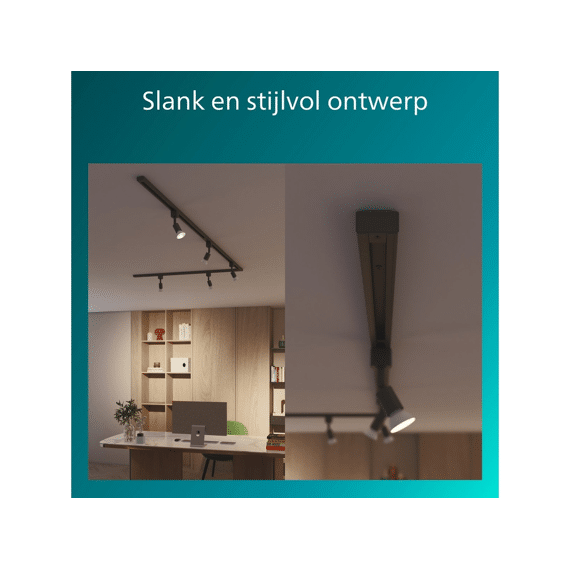 Philips Easylink L-aansluiting Tegen De Klok In Zwart