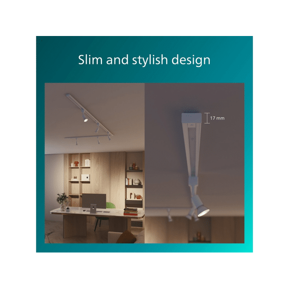 Philips Easylink L-aansluiting Tegen De Klok In Wit