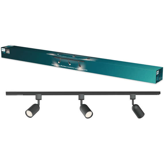 Philips Easylink Shea Spot 3x5w Zwart Starters-Kit