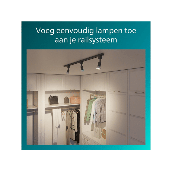 Philips Easylink Tobia Spot 1x5w Zwart