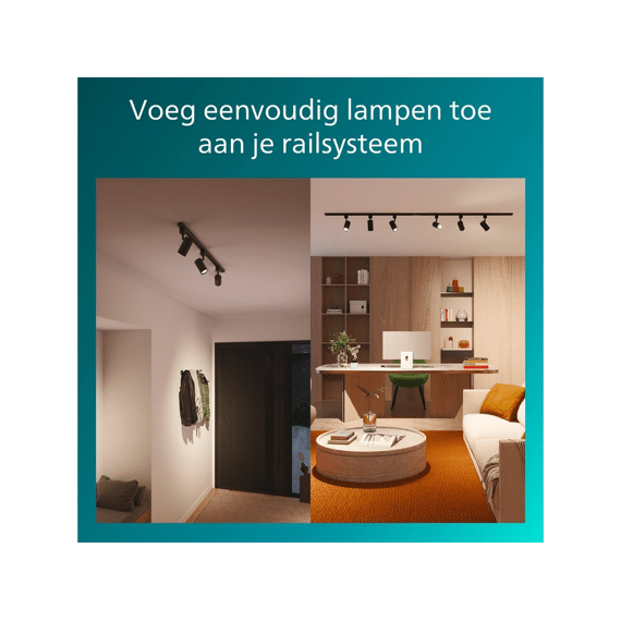 Philips Easylink Zilo Spot 1x5w Zwart