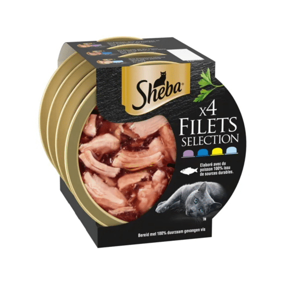 Sheba adult filets 4x60g