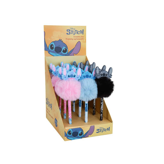 Stitch Uitwisbare Pen Met Pompon Fluffy