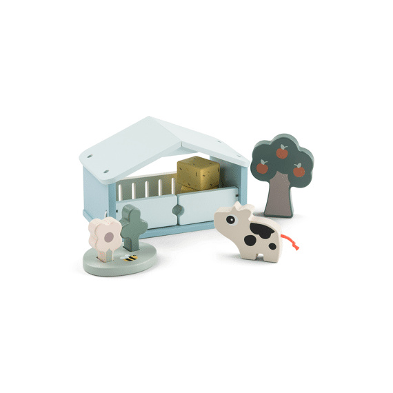 Done By Deer Tiny Farm Play Set Dotti Colour Mix