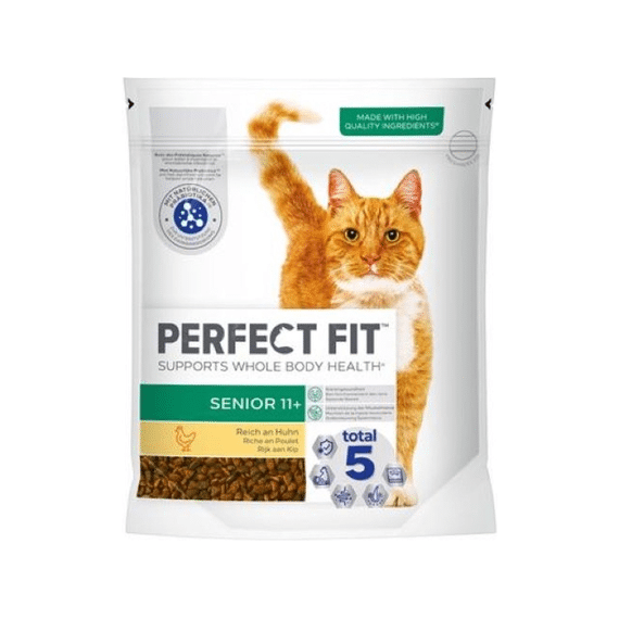 Perfect Fit Cat Dry Senior 11+ Kip 6x750g