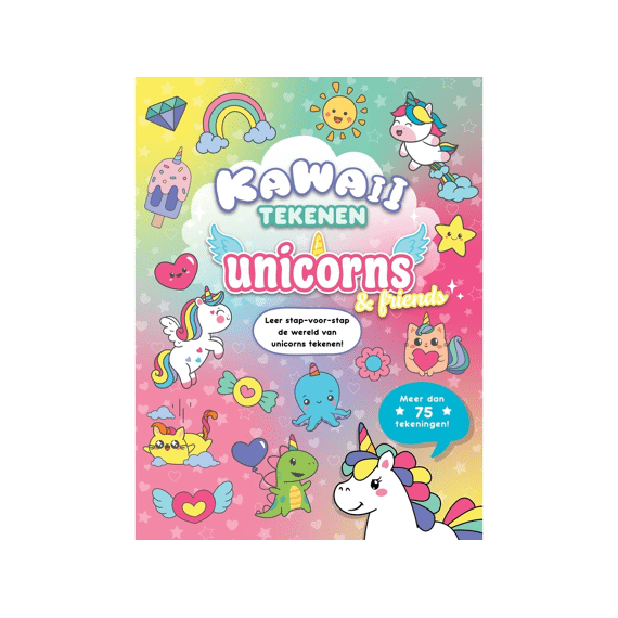 Kawaii Tekenen Unicorns & Friends