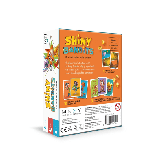 Shiny Bandits De Vos De Ekster En De Wasbeer