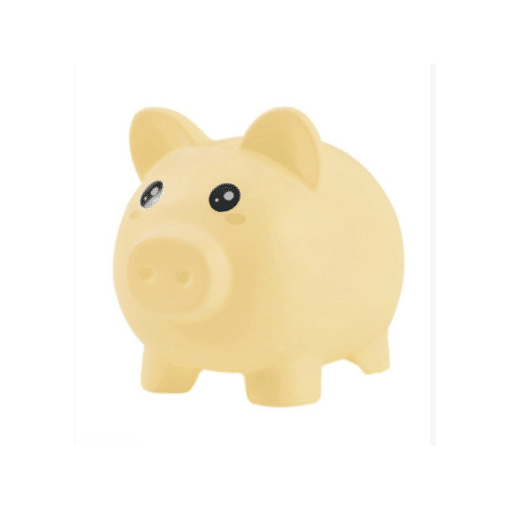 Itotal Plastieken Spaarpot Biggetje Geel