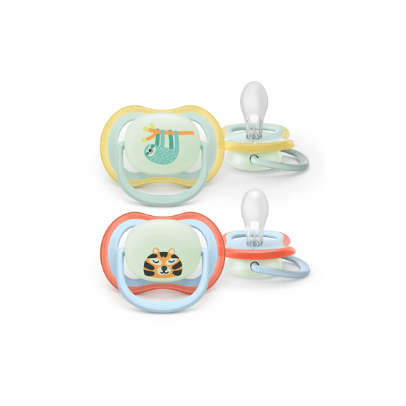 Avent Fopspeen +0m Air Luiaard/leeuw