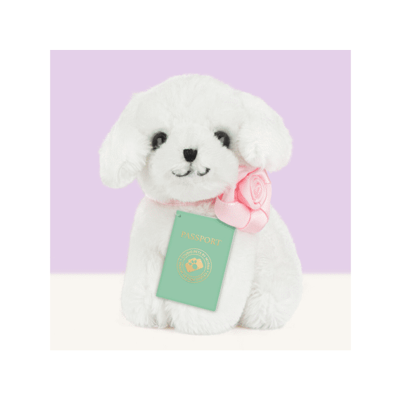 Studio Pets Mini Pluche Maltezer Puppy Flora 8cm