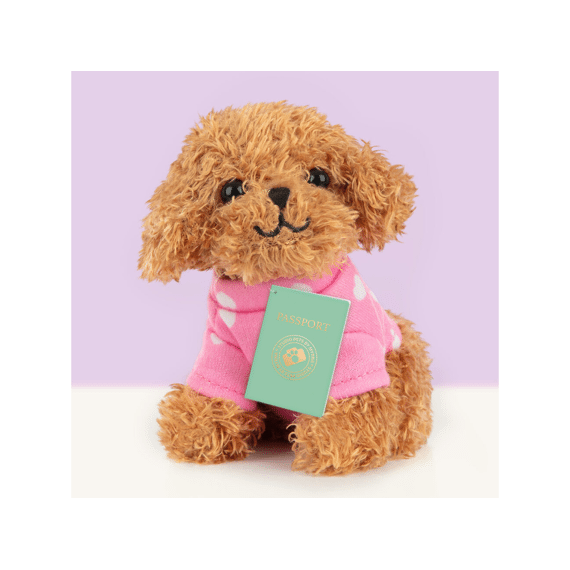 Studio Pets Mini Pluche Poedel Puppy Cookie 8cm