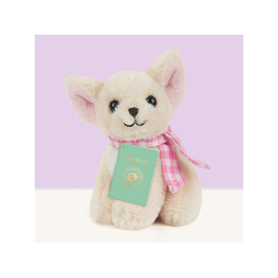 Studio Pets Mini Pluche Chihuahua Puppy Pinkie 8cm