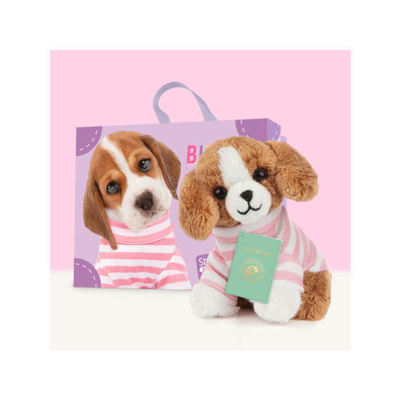 Studio Pets Mini Pluche Beagle Puppy Billie 8cm