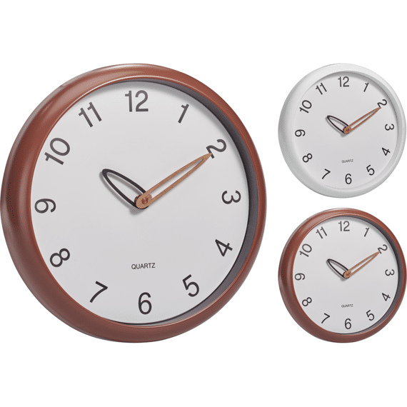 Wandklok 300x300x44mm 2 Assortiment