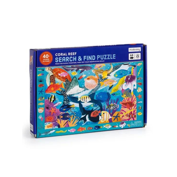 Mudpuppy Puzzel Zoek En Vind 64st Koraalrif