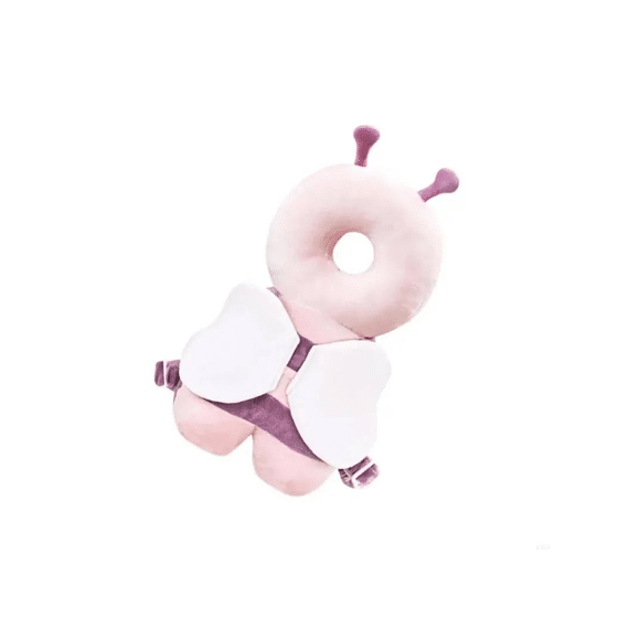 Dw4trading Baby Hoofdbeschermer/valkussen(rugzak) Roze Bij