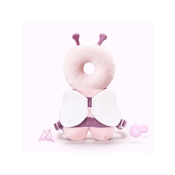 Dw4trading Baby Hoofdbeschermer/valkussen(rugzak) Roze Bij