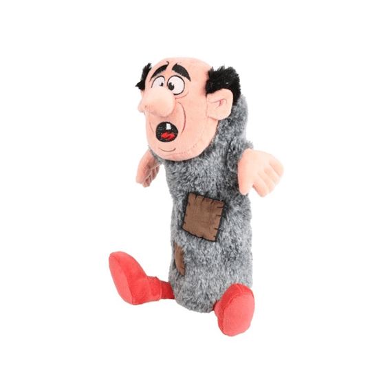 De Smurfen Knuffelspeeltje Gargamel 18x15x33cm Grijs