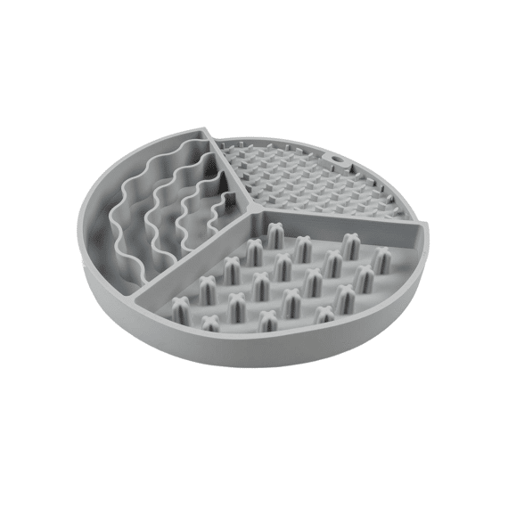 Anti-schrok Eetkom Triple 20.5x20.5x2.5cm Grijs