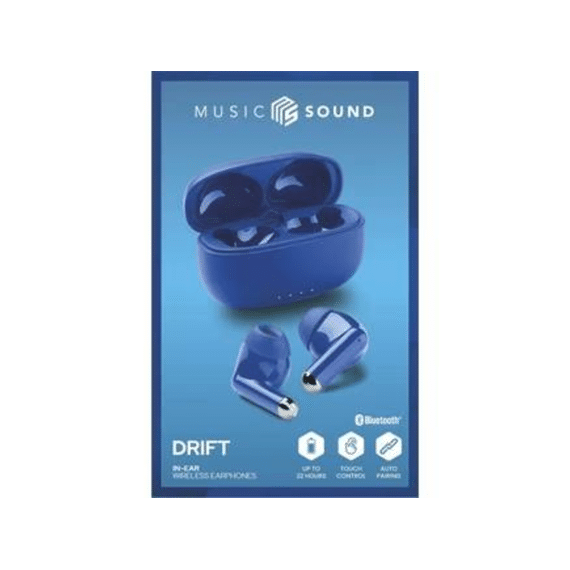 Cellularline Music Sound Drift In-ear Hoofdtelefoon Blauw
