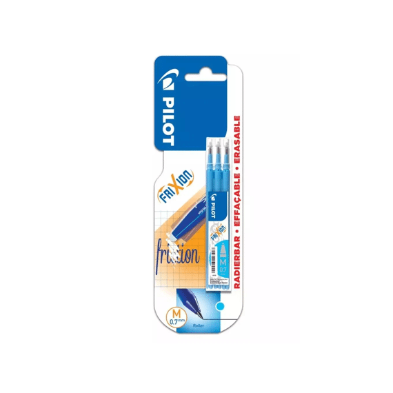 Pilot Frixion Ball Set 3 Vullingen Medium Turquoise Op Blister