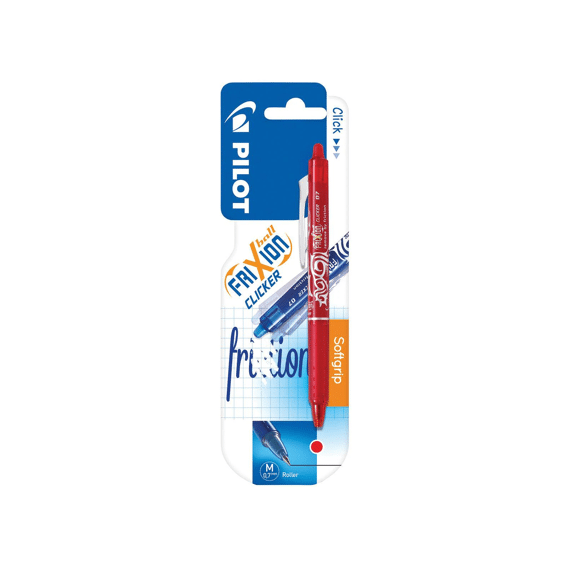 Pilot Frixion Ball Clicker 07 Rood Op Blister