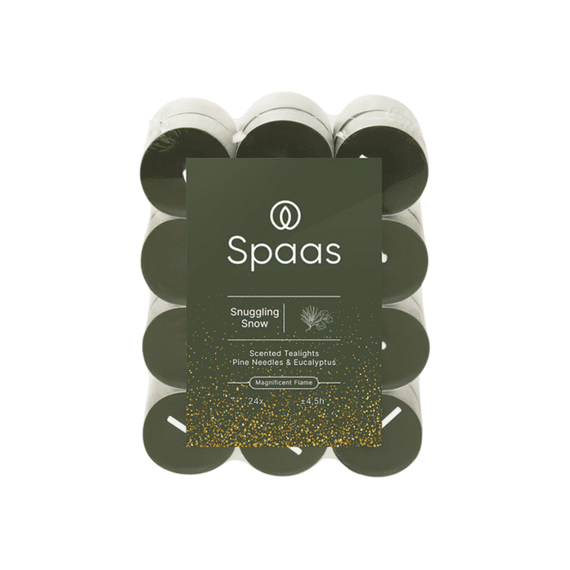Spaas Geurtheelichten 4,5u X24 - Snuggling Snow
