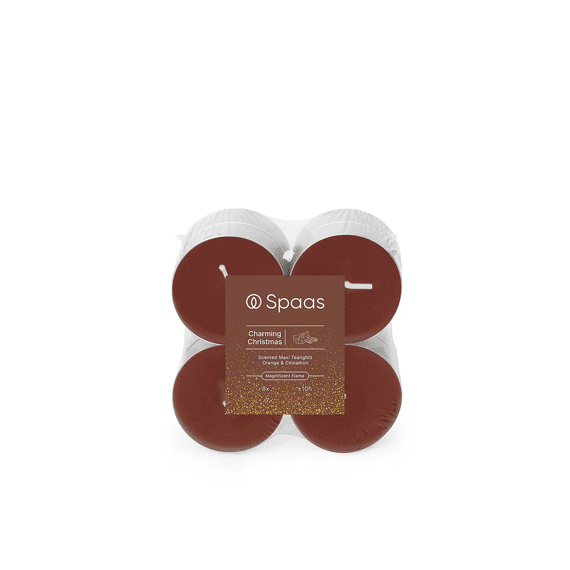 Spaas Maxi Geurtheelichten 10u X8 - Charming Christmas