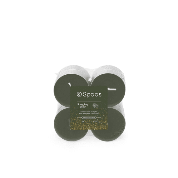Spaas Maxi Geurtheelichten 10u X8 - Snuggling Snow