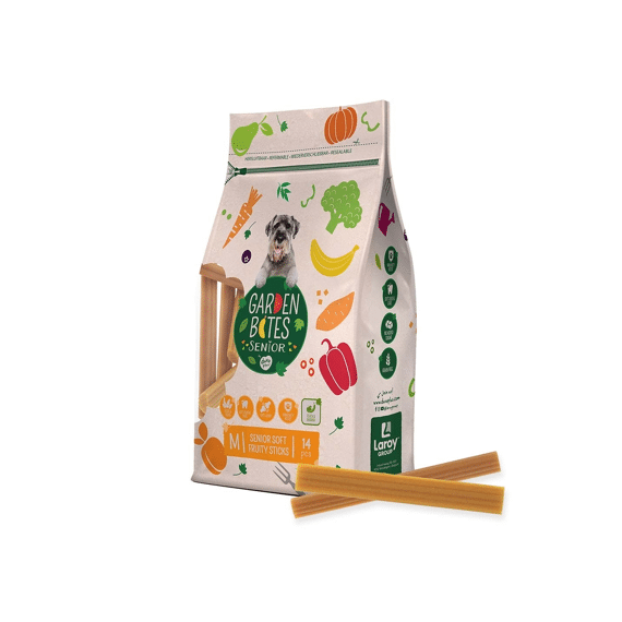 Garden Bites Senior Soft Fruity Sticks M-12cm-14st-210g Meerkleurig