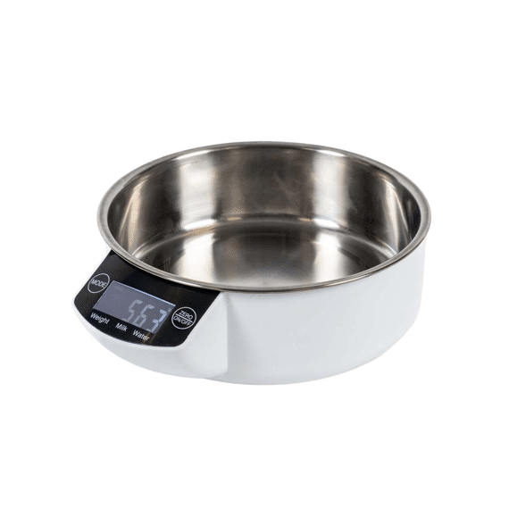 Smart Bowl 1000ml-22x18x7cm Wit/zilver
