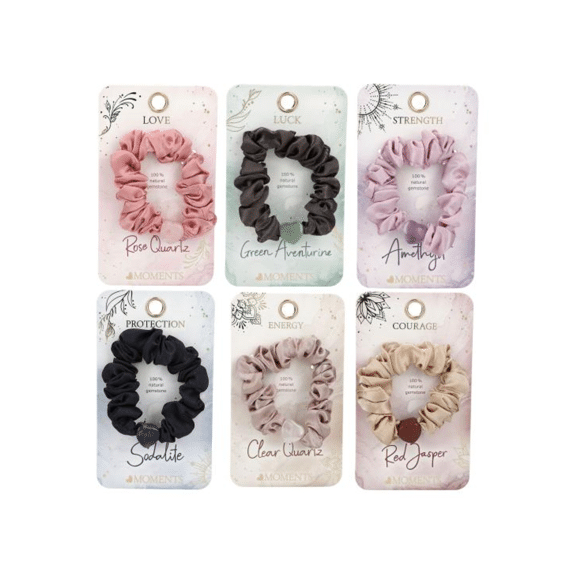 Heart Moments Scrunchies Met Edelstenen Assortiment