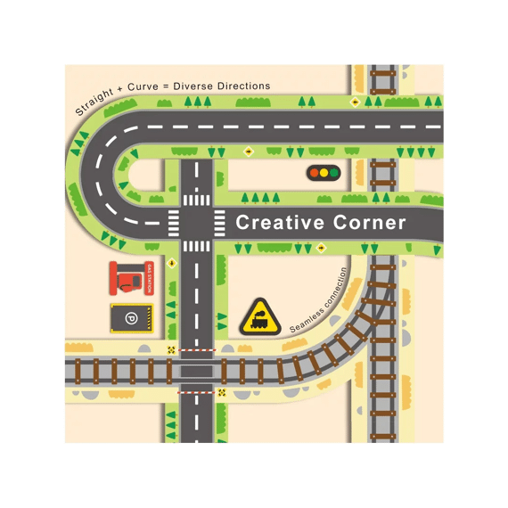 Mideer Wegstroken Plakband 2x5m