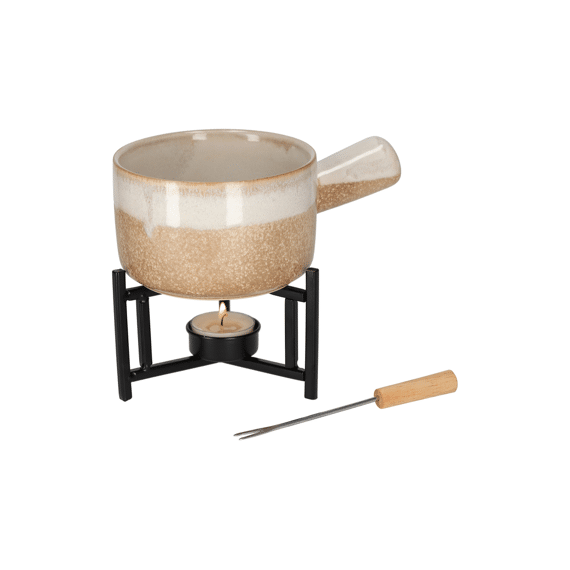 Jens Living Fondue Set Taupe