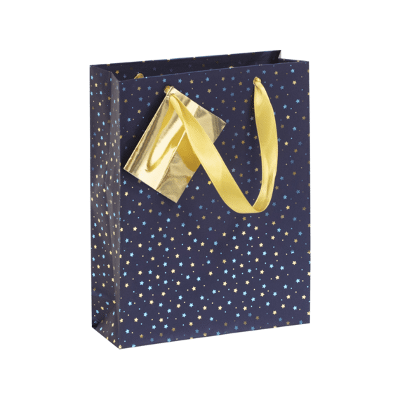 Geschenktas Blue Night 17x6x22cm