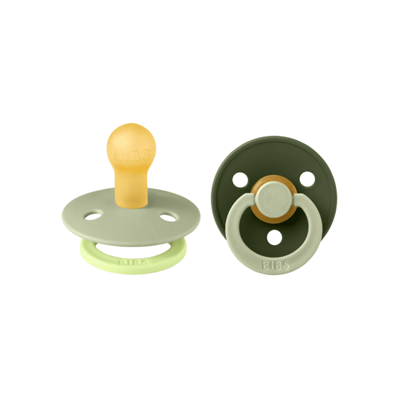 Bibs Fopspeen T1 0-6m Studio Duo Fusion Matcha/green