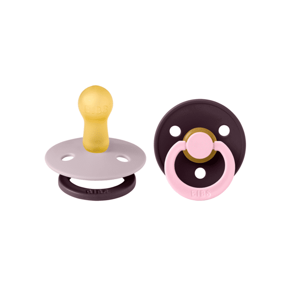 Bibs Fopspeen T2 6-18m Studio Duo Fusion Lilac/plum