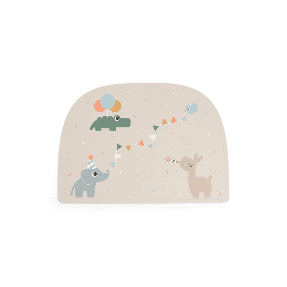 Done By Deer Silicone Placemat Celebration Sand