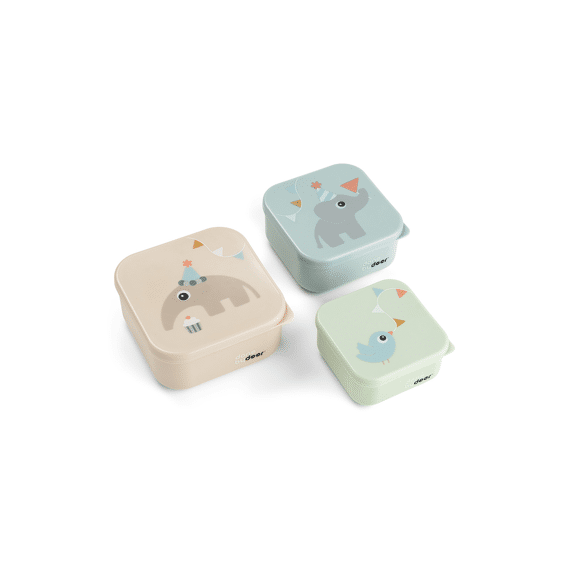 Done By Deer Snack Box Set 3 Pcs Celebration Colour Mix