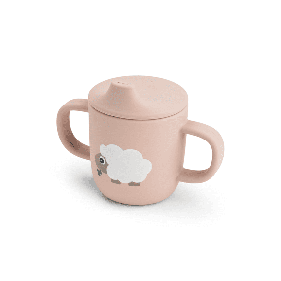 Done By Deer Silicone Spout Cup 2-handle Tiny Farm Powder