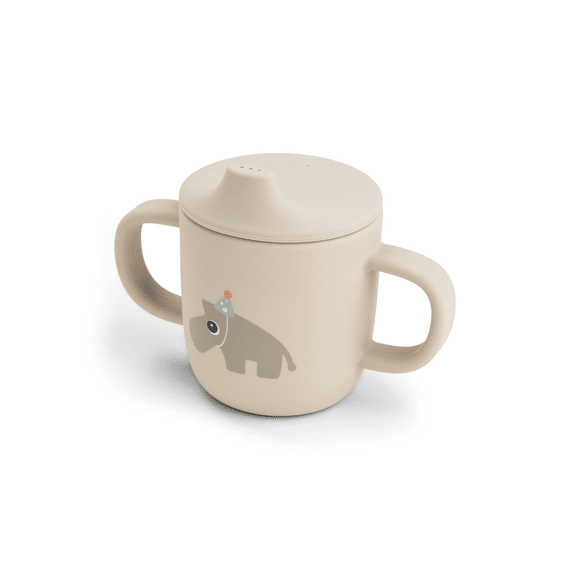 Done By Deer Silicone Spout Cup 2-handle Celebration Sand