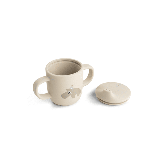 Done By Deer Silicone Spout Cup 2-handle Celebration Sand