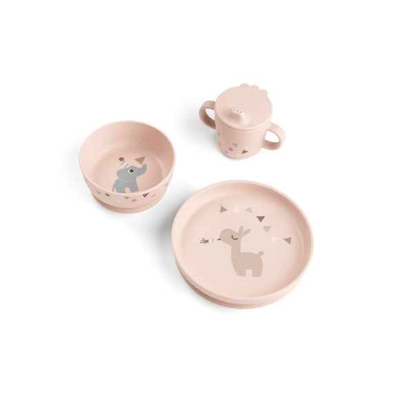 Done By Deer Foodie Dinner Set Met Zuignap Celebration Powder