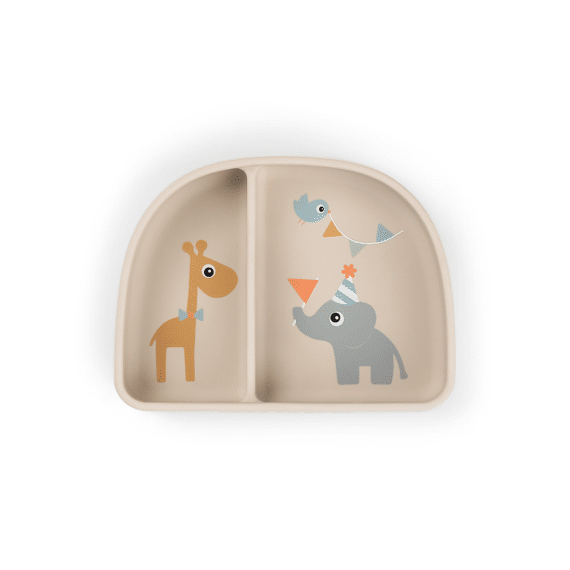 Done By Deer Stick&stay Compartment Bowl Celebration Sand