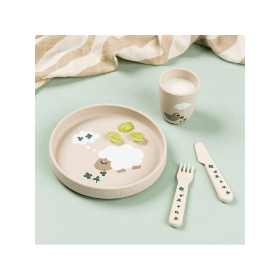 Done By Deer Silicone Mini Mug Tiny Farm Sand