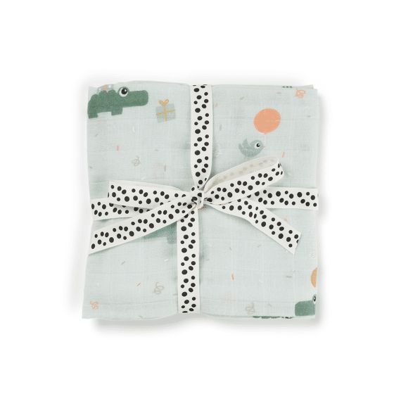 Done By Deer Swaddle Celebration Blue