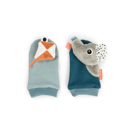 Done By Deer Rattle Socks Playground Blue